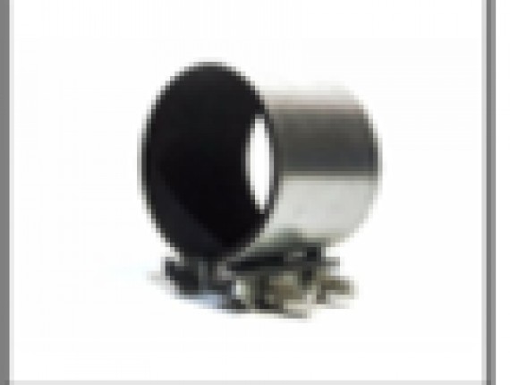 Хомут ремонтный оцинкованный краб  2 1/2" Ду 65, Дн 74-82, шир. 70