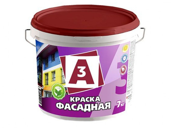 Краска ВД фасадная А3 7кг ведро
