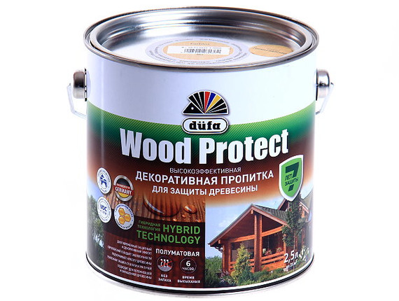Пропитка Dufa WOOD PROTECT дуб 2,5л