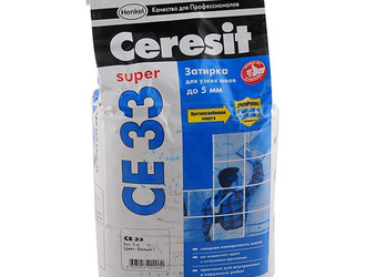 Затирка CERESIT CE 33 Comfort-Серая (2кг)