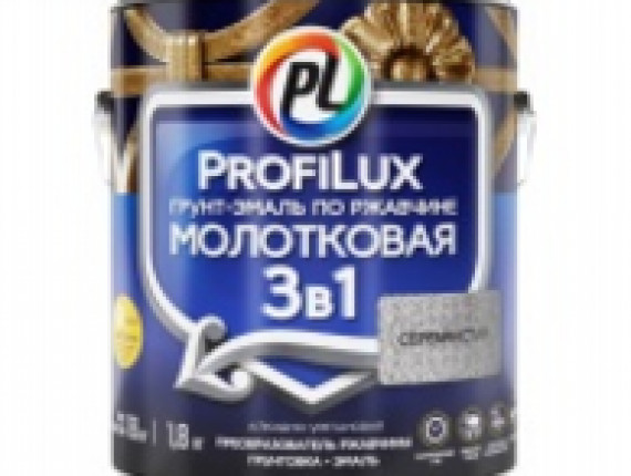 Грунт-эмаль Profillux с молотковым эффектом ЗЕЛЕНАЯ 0,8кг