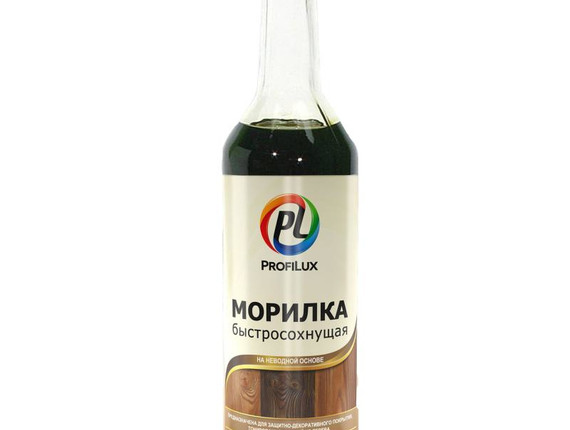Морилка для дерева, не водная, атмосферостойкая Profilux КРАСНОЕ ДЕРЕВО 0,5кг