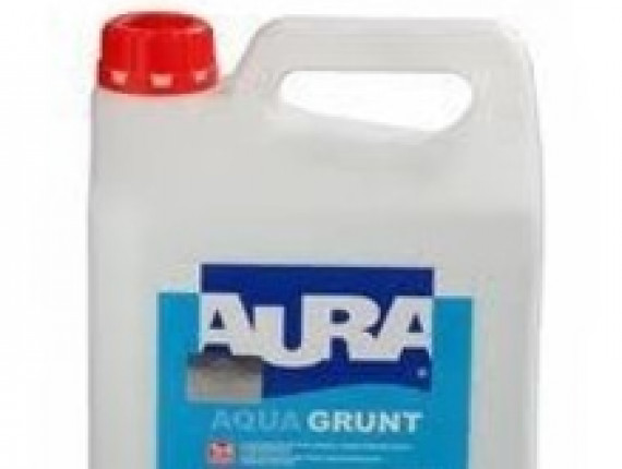 Грунт влагоизолятор 1:5 "Aura Aqua Grunt" голубой 3л